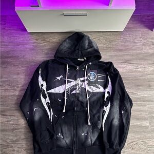 Black Zip-Up Sweater